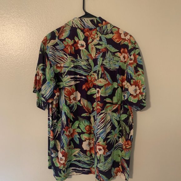 Vintage Untied Tropical Island Hawaiian Mens L EUC - Picture 2 of 6